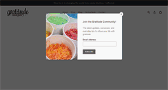 Desktop Screenshot of gratitudesoapery.com