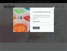 Tablet Screenshot of gratitudesoapery.com